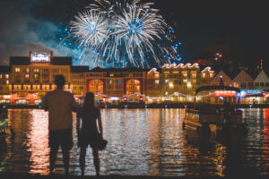 disney's boardwalk fireworks