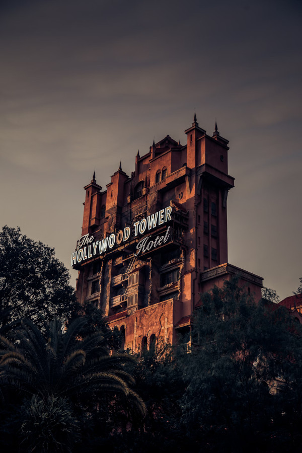 hollywood tower hotel at orlando hollywood studios, florida